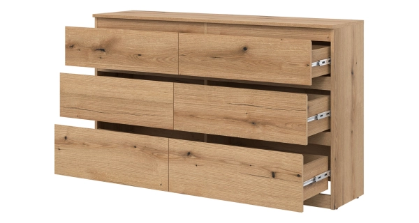 Komoda BORROMEO 6S, dub evoke