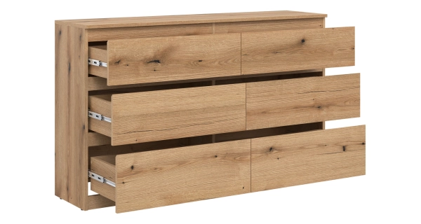 Komoda BORROMEO 6S, dub evoke