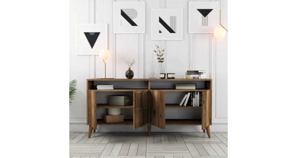 Komoda BRADLEY 160 cm, vlašský ořech