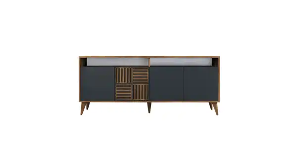 Komoda BRADLEY, vlašský ořech/antracit