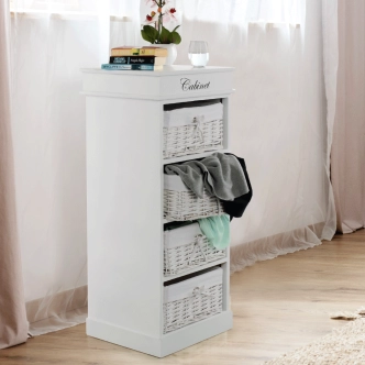 Komoda CEBUS, bílá