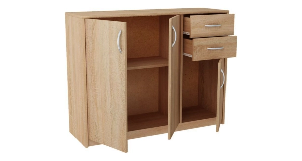 Komoda CERGIS 3D2S, dub sonoma