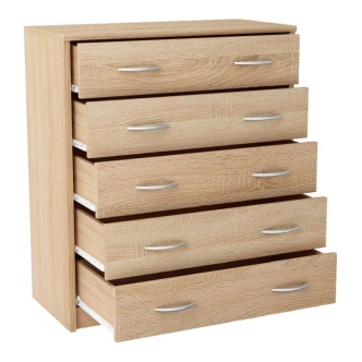 Komoda CERGIS 5S, dub sonoma