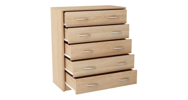 Komoda CERGIS 5S, dub sonoma