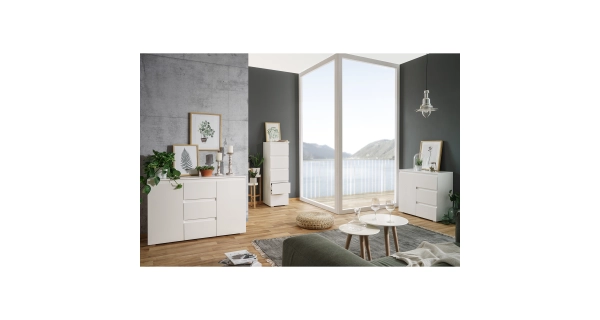 Komoda DAGLARI 1D3S, bílá