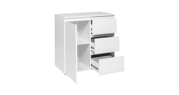 Komoda DAGLARI 1D3S, bílá