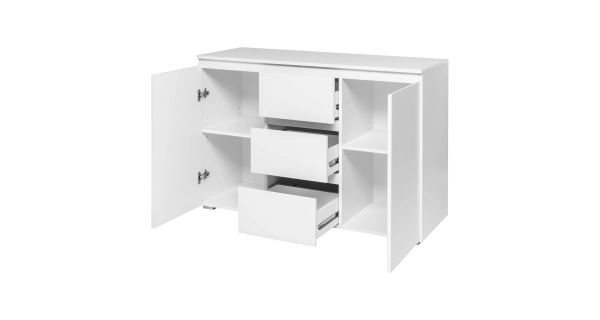 Komoda DAGLARI 2D3S, bílá