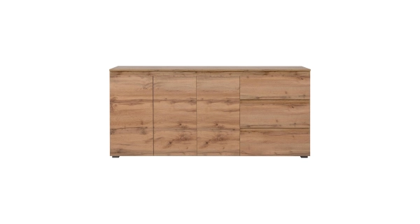 Komoda DAGLARI 3D3S, zlatý dub