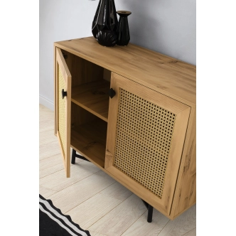 Komoda DALIDA, dub/černá