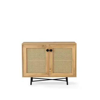 Komoda DALIDA, dub/černá