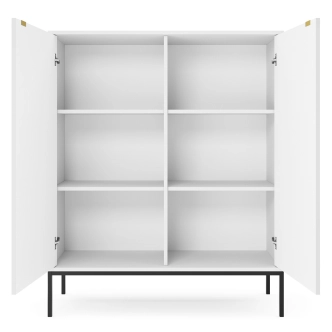 Komoda DIPETALA, bílá