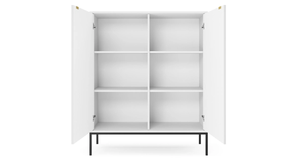 Komoda DIPETALA, bílá