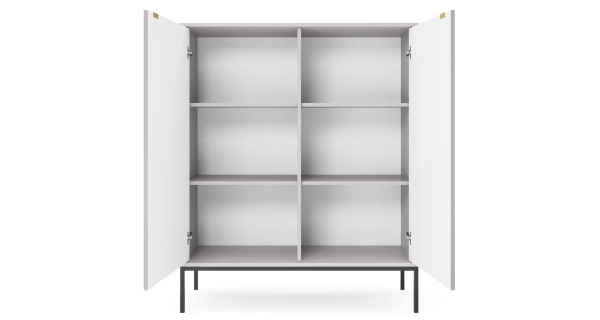 Komoda DIPETALA, šedá