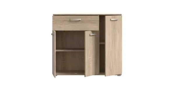 Komoda DUNANUEJ 2 se zásuvkou, dub sonoma