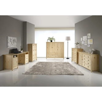 Komoda DWAYNE 3D2S, masiv borovice