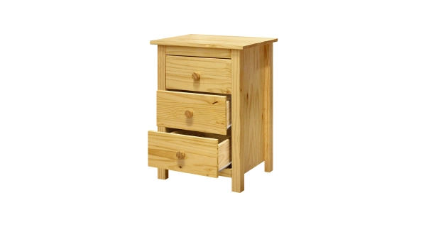 Komoda DWAYNE 3S, masiv borovice