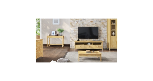 Komoda DWAYNE 4S, masiv borovice