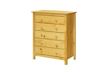 Komoda DWAYNE 5S, masiv borovice