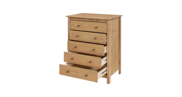 Komoda DWAYNE 5S, vosk 