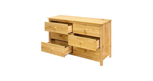 Komoda DWAYNE 6S, masiv borovice