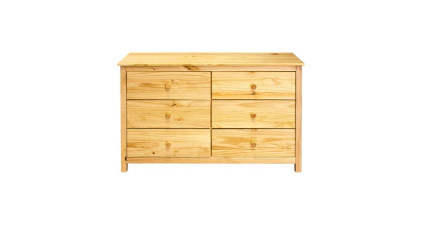Komoda DWAYNE 6S, masiv borovice