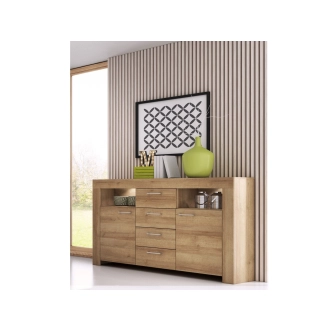 Komoda EURYDEMA 2D4S, dub riviera