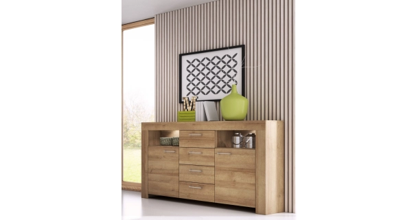 Komoda EURYDEMA 2D4S, dub riviera