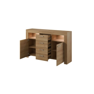 Komoda EURYDEMA 2D4S, dub riviera