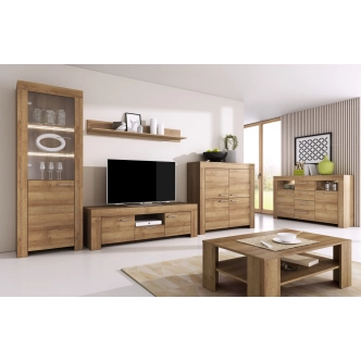 Komoda EURYDEMA 4D, dub riviera