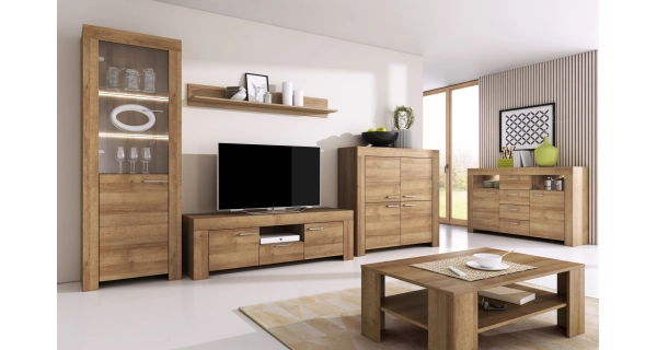 Komoda EURYDEMA 4D, dub riviera