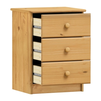 Komoda FATIMA 3S, masiv borovice/vosk