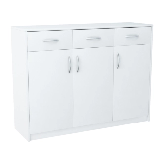Komoda GELLERT 3D3S, bílá