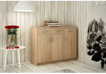 Komoda GELLERT/CERGIS 3D3S, dub sonoma