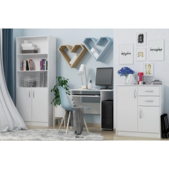 Komoda GELLERT/CERGIS 5S, bílá