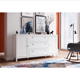 Komoda GLOMERATA 2D3S, bílá