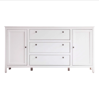 Komoda GLOMERATA 2D3S, bílá