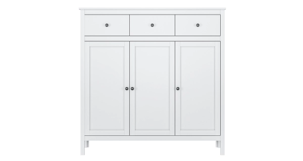 Komoda GLOMERATA 3D3S, bílá
