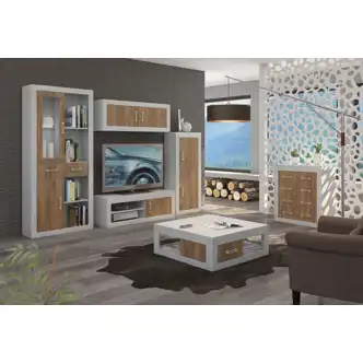 Komoda GOUDINI 4S, craft bílý/craft zlatý 