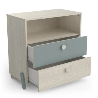 Komoda GWANG, dub topanga/zelená