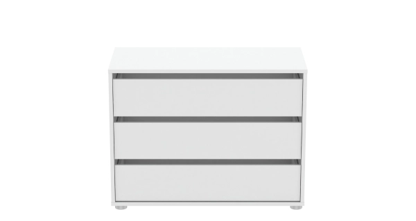 Komoda HANNELORE, bílá mat