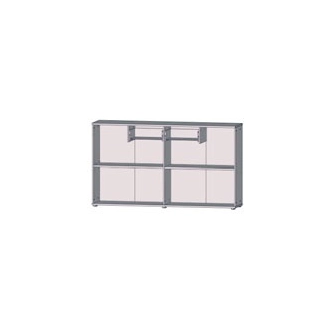 Komoda HAPSON 3D2S, dub sonoma/bílá, 5 let záruka