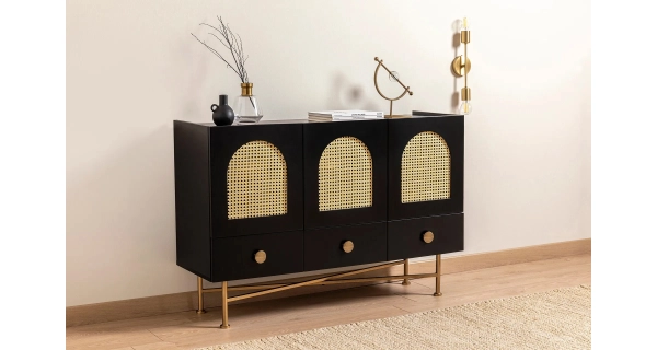 Komoda HELLOR typ 1, černá