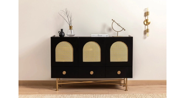 Komoda HELLOR typ 1, černá