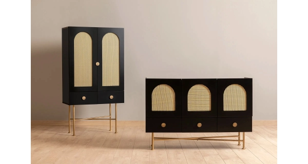 Komoda HELLOR typ 1, černá