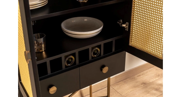 Komoda HELLOR typ 2, černá