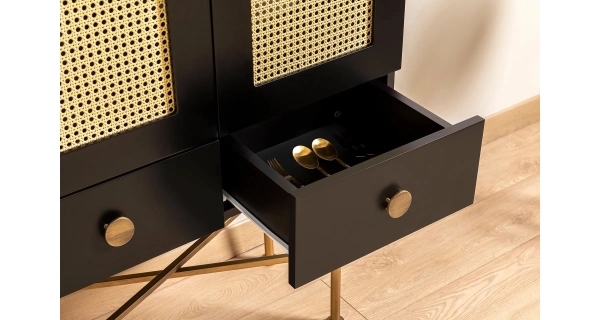 Komoda HELLOR typ 2, černá