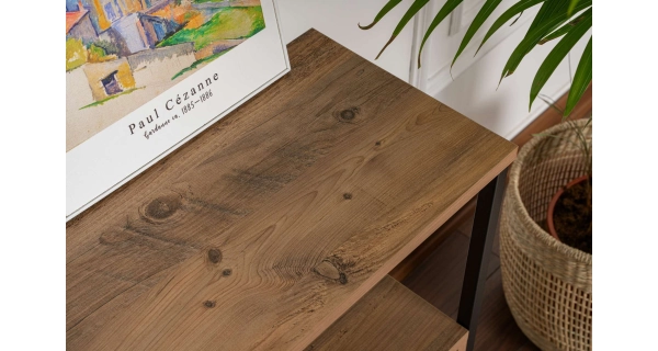 Komoda HELTRE, atlantská borovice/černá