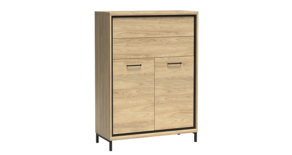 Komoda IPPOLITO 2D2S, dub hickory