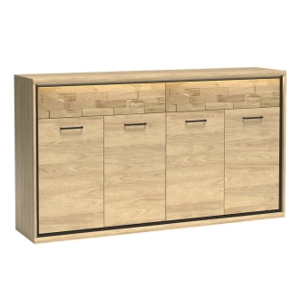 Komoda IPPOLITO 4D2S, dub hickory