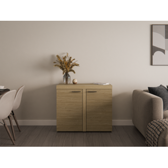 Komoda KADEN 2D, dub olejovaný